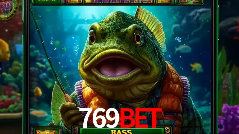 Personagem de peixe pescador do popular jogo de slot com tema de pescaria, uma das emocionantes opções de caça-níqueis para jogar e ganhar no cassino 769bet.